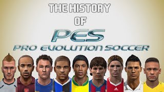 The History of PES Pro Evolution Soccer [upl. by Nosnej]