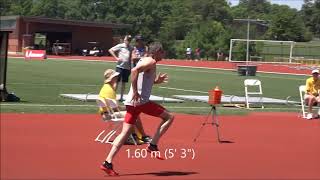 M6064 High Jump at 2019 USATF Masters Outdoor Nationals  Ames IA [upl. by Monda]