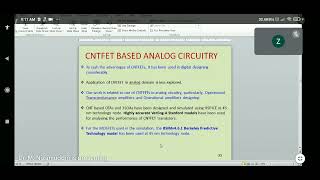 CNTFET Carbon Nanotube Field Effect Transistor [upl. by Claudetta]