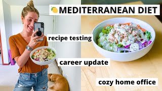 VLOG 🍅 Mediterranean Diet Lunch Recipes Simple Cooking Tips Office Updates [upl. by Fradin377]