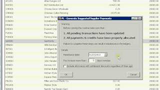 Sage 200 Supplier Payments [upl. by Yi]