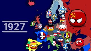 History of Europe 19002023 Countryballs [upl. by Nerua]