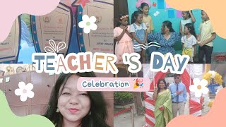 Teachers Day Celebration at School and Tuition 50924 teacher teacherlife teachersday [upl. by Notnek470]