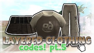 aesthetic layered clothing codes for bloxburg vintagey2k pt5 [upl. by Janeva]