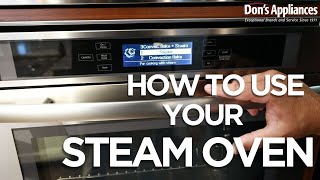 How to Use Your Steam Oven Overview for Cooking amp Cleaning [upl. by Aulea922]