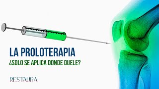 La proloterapia ¿Solo se aplica donde duele [upl. by Esertak]