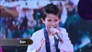 Eddy Valenzuela   VIVIR MI VIDA  Marc Anthony  Academia Kids Cover [upl. by Lew]