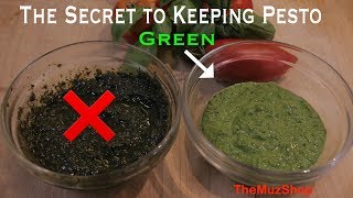 The Secret on How to Make Pesto that Stays Green [upl. by Hoye69]