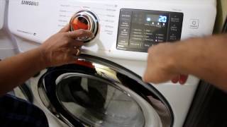 Samsung Steam Washer amp Dryer  Initial Calibration and Startup [upl. by Anahsak649]