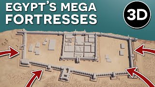 Ancient Egypts Mega Fortresses  3D DOCUMENTARY [upl. by Amann]