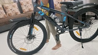 Unboxing Vesco Drift 24t Bicycle Big kids Boys amp Girls 9 to 15 age 24t Mountain cycle single speed [upl. by Adnilasor]