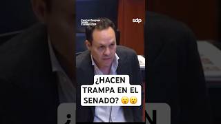 ¡NO HAGAN TRAMPA 🤢 DENUNCIAN VOTOS 🗳️ de senadores que NO están PRESENTES en el SENADO [upl. by Shandee781]