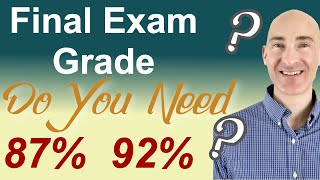 Final Exam Grade Needed How to Calculate [upl. by Margaret366]