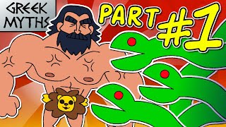 Some Stuff Heracles Did Pt1  Greek Mythology Explained [upl. by Dnomayd]