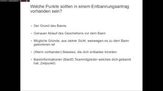 Entbannungsantrag Hilfe  Playinfinitynet [upl. by Goulette328]