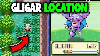 WHERE TO FIND GLIGAR ON POKEMON EMERALD [upl. by Llenet]