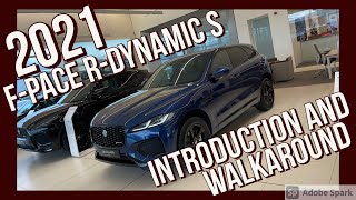 2021 JAGUAR FPACE RDYNAMIC S D200 Introduction and walk around [upl. by Anitram]