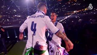 Lucas Vázquez and Sergio Ramos cool secret handshake [upl. by Freud]