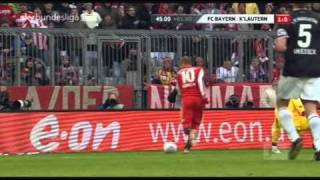 Arjen Robben vs Kaiserslautern Dutchfuty [upl. by Itsrik]