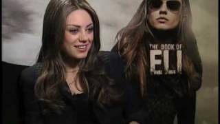 The Book Of Eli  Mila Kunis Interview [upl. by Gschu255]