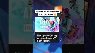 Season 23 Patch Notes Are CRAZY [upl. by Ennahtebazile732]