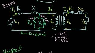 L8  Equivalent Circuit of a Transformer [upl. by Aihseuqram907]