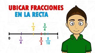 UBICAR VARIAS FRACCIONES EN LA RECTA Super facil  Para principiantes [upl. by Schreibman99]