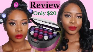 Hot Hair Rollers Review  Remington Ionic Conditioning Hair Setter Review [upl. by Rior793]