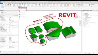 TIPOS DE CUBIERTAS EN REVIT  PARTE 1 [upl. by Hulbig]