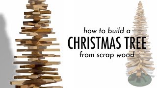 DIY Wooden Christmas Tree [upl. by Elvah]