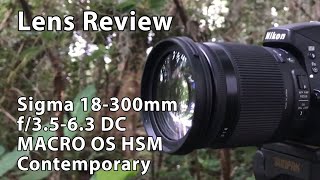 Review Sigma 18300mm f3563 Contemporary Lens [upl. by Elocal120]