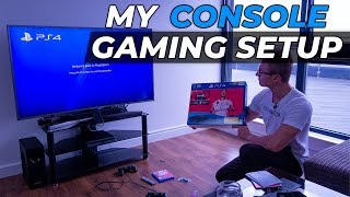 My PS4 Gaming Setup  PS4 Unboxing [upl. by Sekofski]