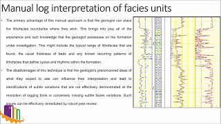 2a Facies data preparation manual interpretation [upl. by Reneta77]