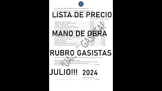 Lista de precios gas actualizada mes a mes ENERO 2025 [upl. by Colp]