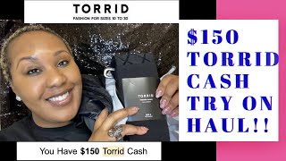 HOW I SPENT 150 IN TorridFashion CASH PLUS SIZE TRY ON HAUL NIJAH J [upl. by Ardnaeel]