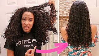 HOW I DETANGLE EXTREMELY MATTED DRY TANGLED HAIR  FOR NATURALLY CURLY HAIR 2020 [upl. by Engel]