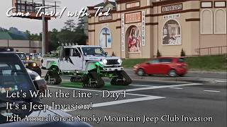 Its a Jeep Invasion Day 1 of the 2024 Great Smoky Mountain Jeep Club Invasion [upl. by Monjan235]