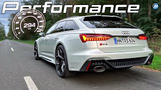 NEW RS6 Performance 630hp  0290 kmh acceleration🏁  by Automann in 4K [upl. by Mcnamee]