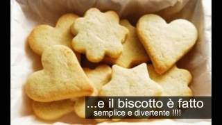 ricetta biscotti fatti in casa semplice e veloce frollini [upl. by Primaveras]