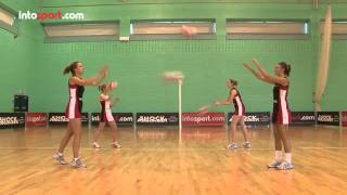 Netball Game Essential Passing Skills and Drills [upl. by Maidy]