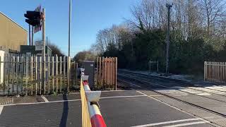 Llantrisant West Level Crossing Bridgend Sunday 19012020 [upl. by Skelly]