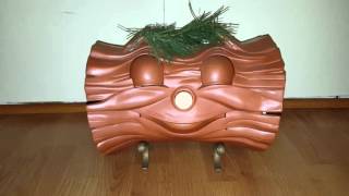 Yule Burner  Talking Christmas Log [upl. by Nerfe]