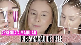 APRENDA a se MAQUIAR em casa PREPARAÇÃO DE PELE  Amanda Pastore [upl. by Komsa]