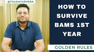 BAMS 1st year  How to survive  Ragging  studies Finance life  A seniors Advice 🍁 DrAnkit [upl. by Regazzi873]