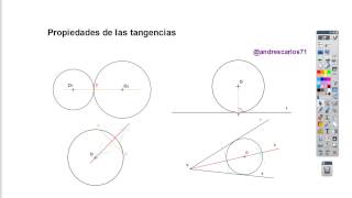 Propiedades de las tangencias [upl. by Alemat]