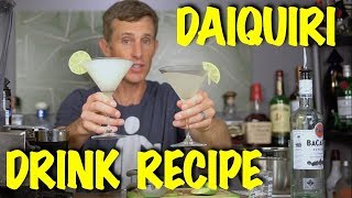 Daiquiri Drink Recipe Cocktail [upl. by Retep]