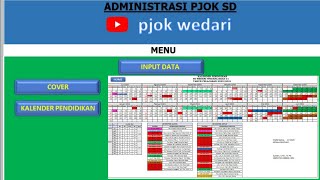 Aplikasi Kalender Pendidikan 20202021  Administrasi PJOK SD [upl. by Marjorie]