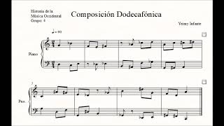 Composición Dodecafonismo [upl. by Tommie388]