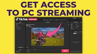 How To Get Access To PC Streaming  TikTok LIVE Studio Tutorial [upl. by Grodin]