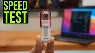 Lexar 32GB JumpDrive Speed Test [upl. by Fabrianne]